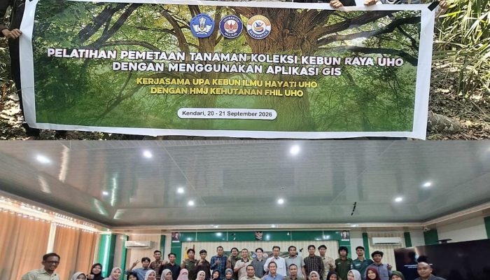 Pelatihan GIS Kebun Raya UHO, Bekali Mahasiswa dan Dosen Keterampilan Pemetaan Digital
