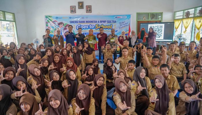 BI Sultra Gaungkan Semangat Cinta, Bangga dan Paham Rupiah di SMPN 1 Sampara Konawe