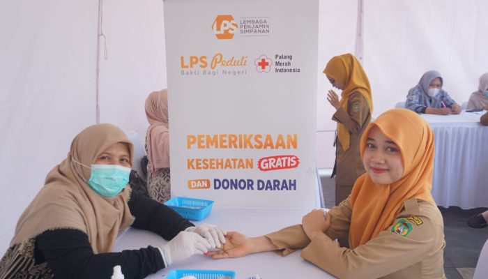 HUT ke-21, LPS Hadirkan Layanan Kesehatan Gratis dan Donor Darah di 5 Kabupaten Kota Sulsel
