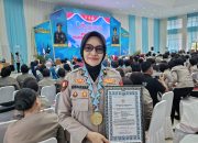 Menangkan Gugatan TUN dan Selamatkan Aset Negara, Polwan Polda Sultra IPTU Misdayana Raih Penghargaan Kapolda