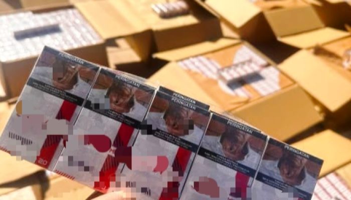 3,9 Juta Batang Rokok Ilegal Disita Bea Cukai Kendari, Potensi Kerugian Negara Tembus Rp4 Miliar