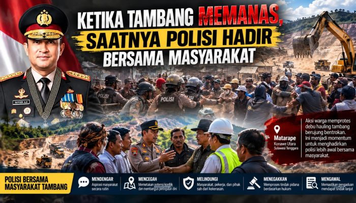 Ketika Tambang Memanas, Saatnya Polisi Hadir Bersama Masyarakat