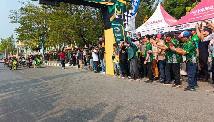 447 Riders Ramaikan Cup Race Partai Bulan Bintang Sultra, Jadi Wadah Bakat dan Penggerak UMKM
