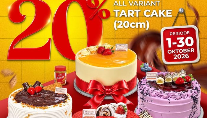 Sambut Bulan Oktober, Asia Baru Cake and Bakery Gelar Promo ‘Oktoberia’ Diskon 20% untuk Tart Cake
