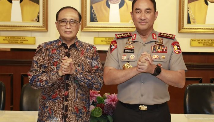 Kapolri Suyudi Ario Seto Kunjungi MA, Perkuat Kolaborasi Penegakan Hukum