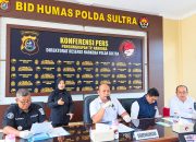 Polda Sultra Bongkar Tiga Kasus Narkoba, Enam Tersangka Diamankan dengan Sabu 2,3 Kilogram